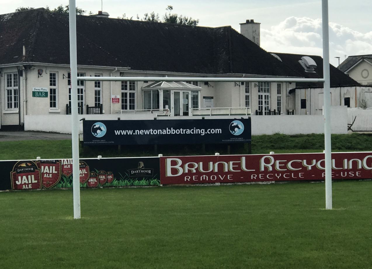 Newton Abbot Racecourse Sponsor Plymouth Albion 2017